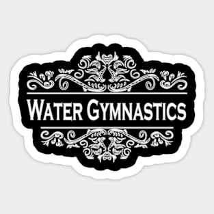 Water Gymnastics Sticker